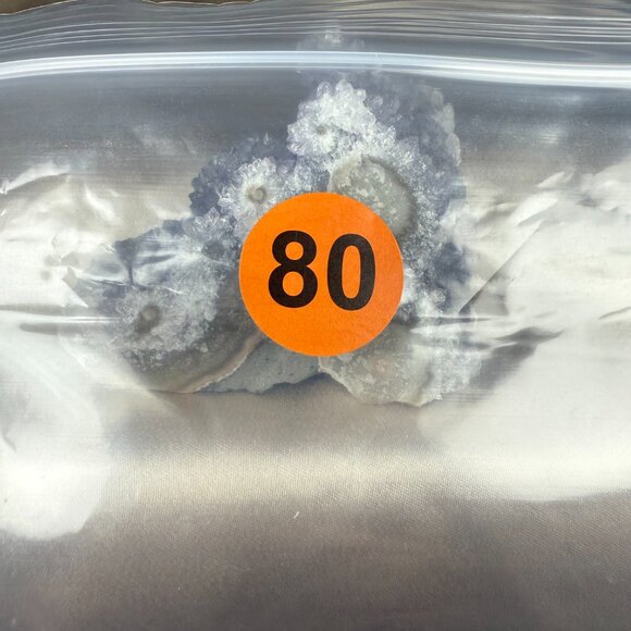 Handmade Copper Wire Wrapped Blue Chrysocolla Raw Stone Pendant Necklace Jewelry - Picture 3 of 3